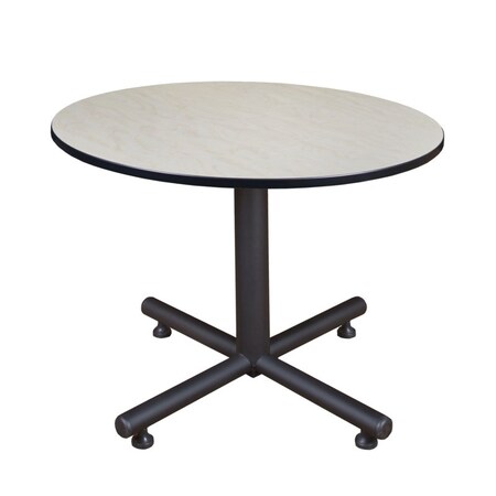 Kobe Round Tables > Breakroom Tables > Kobe Square & Round Tables, Wood, Metal Top, Maple TKB48RNDPL